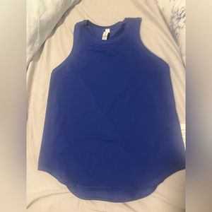 Lululemon running tank - never worn - tags on - beautiful bright blue -